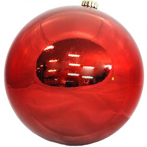 20cm Bauble Red