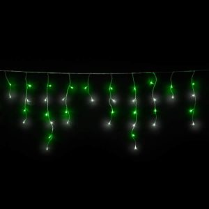 green & White Led Icicles