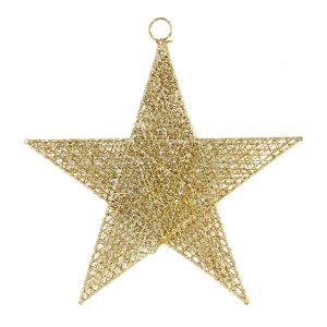 Gold Spun Star 20cm