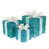 Turquoise Spun Gift Box S/3